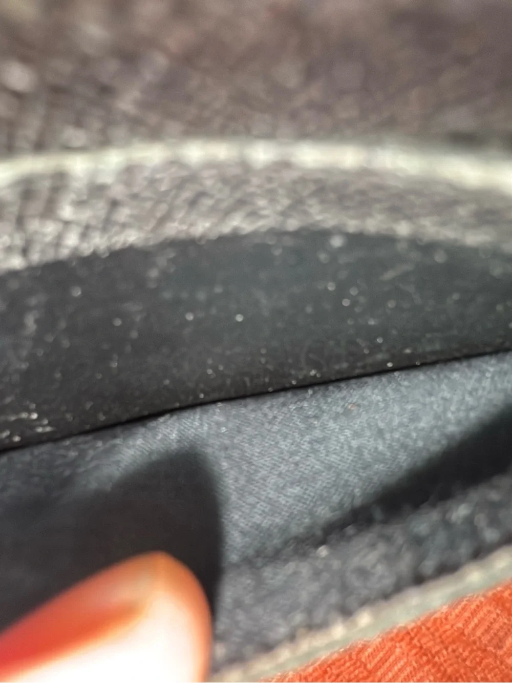 Louis Vuitton Black Damier Graphite Leather Wallet